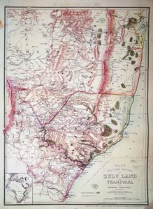 Croquis militaire de Zululand par Wyld, 1879 - James the Elder Wyld
